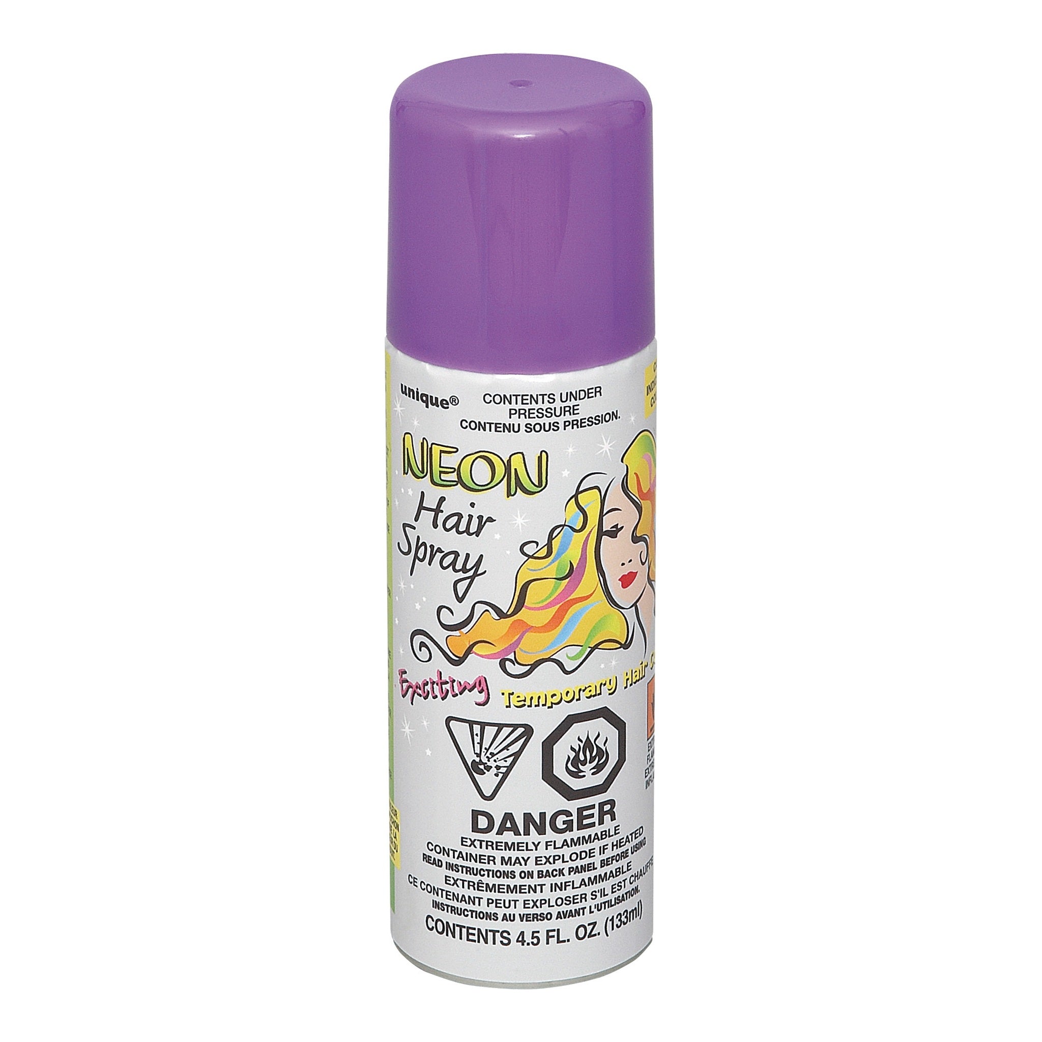 Neon Hair spray Purple